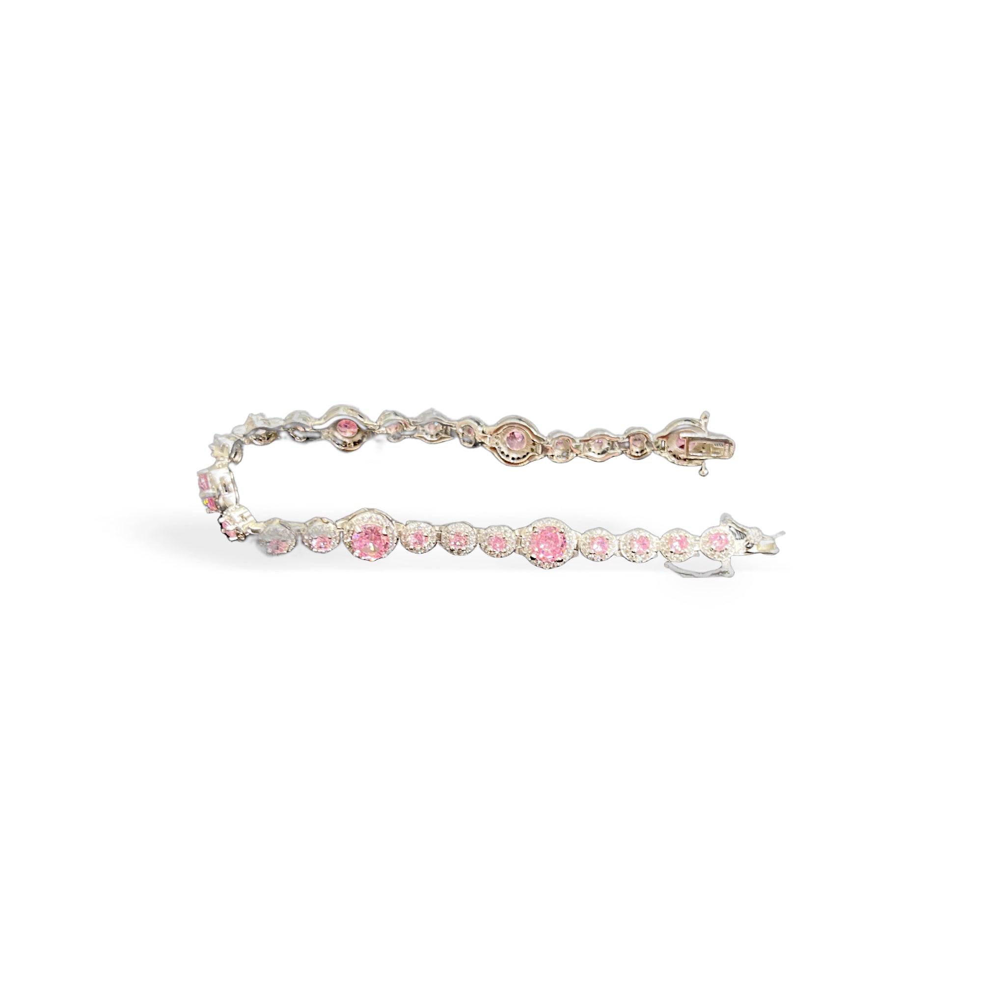 Silver Pink CZ 20.25g