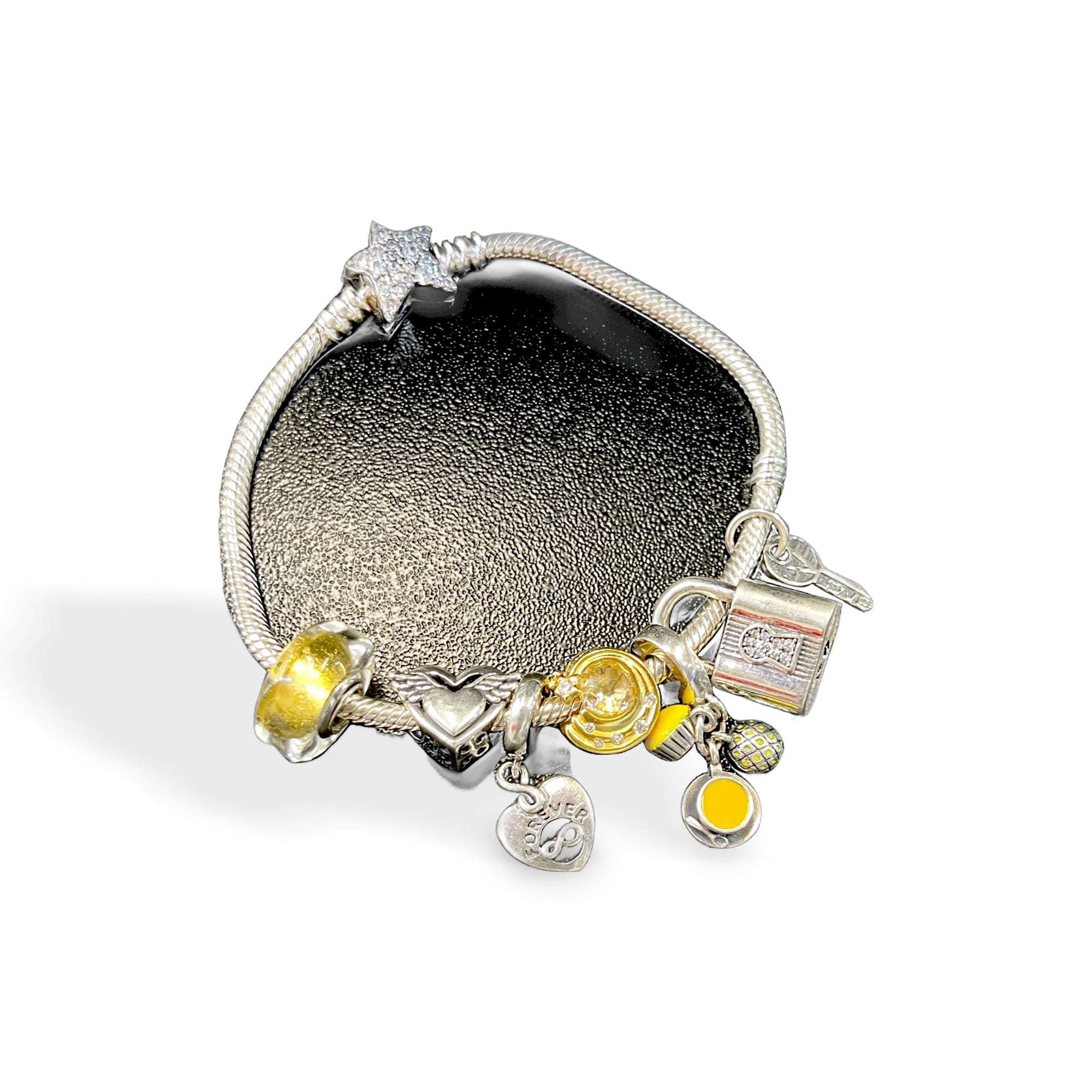 Pandora Bracelet W/ Charms 34.87g