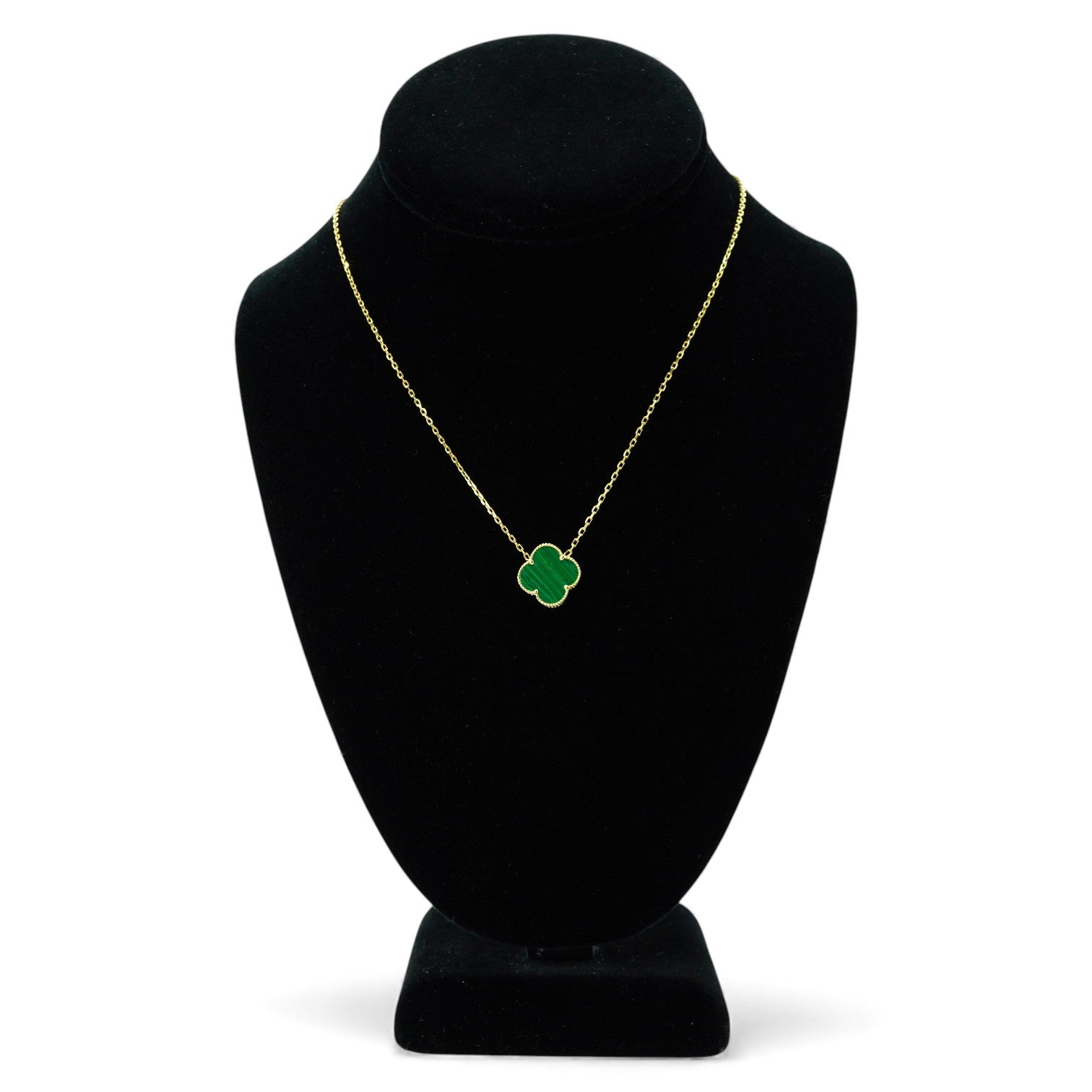 14k One Clove Green Chain